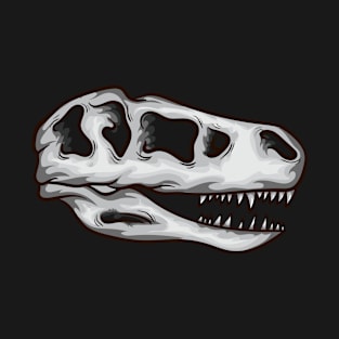 Dinosaur T-rex Skull T-Shirt