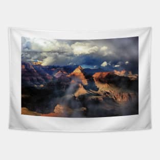 Clouds Part Over the Canyon Tapestry