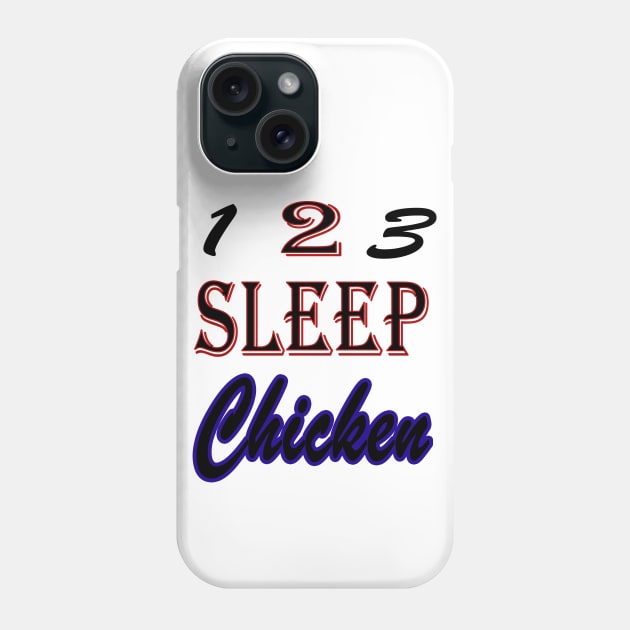 sleep chicken Phone Case by Kidrock96