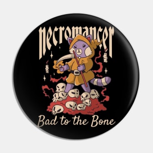 Kawaii Necromancer Bad to the Bone Pin