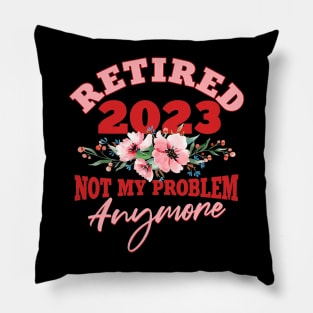 Cute Pink Retired 2023 Pillow