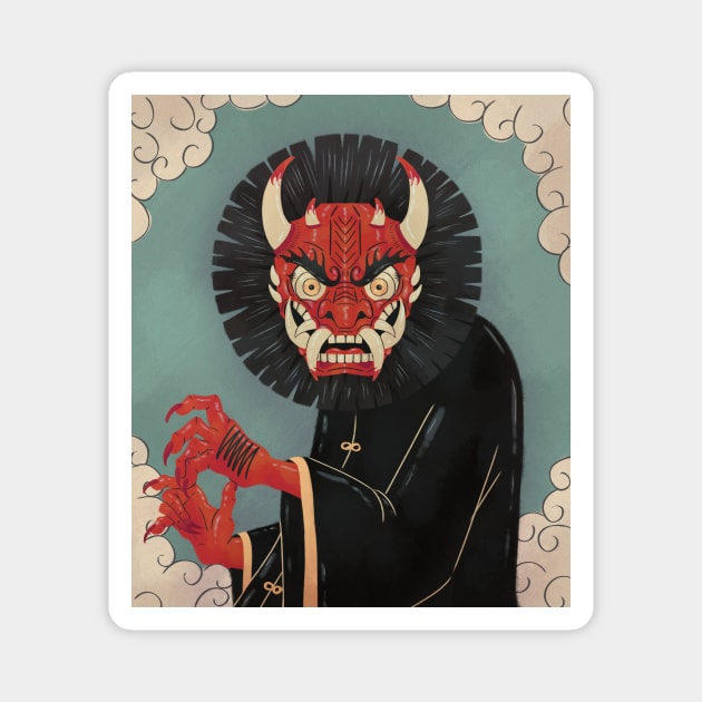 Oni Magnet by Bratzoid