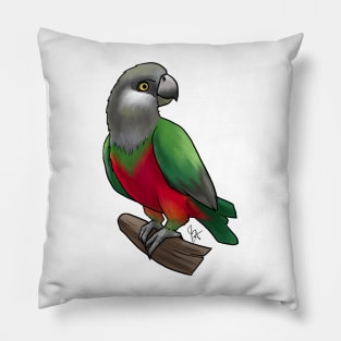 Bird - Senegal Parrot - Red Bellied Pillow