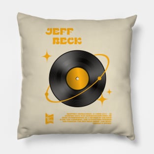 jeff beck vintage 90s Pillow