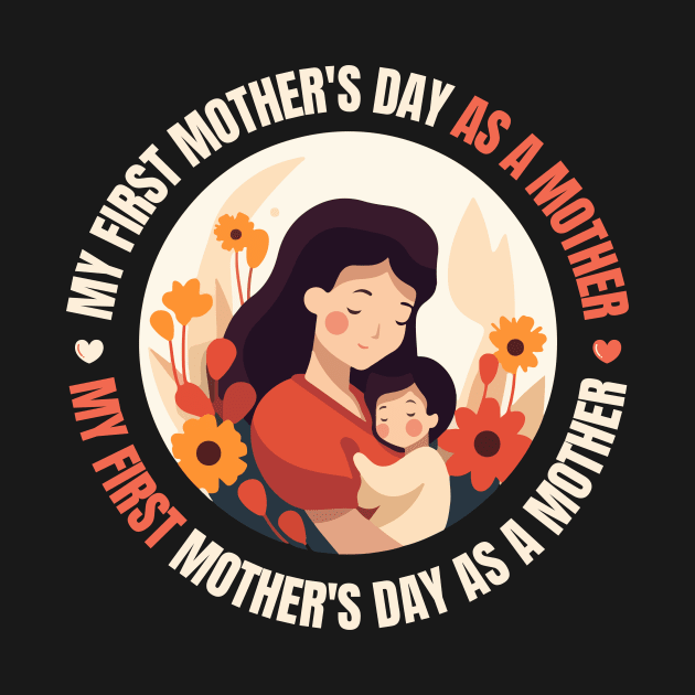 My First Mother's Day As A Mother design for Mothers day by Artypil