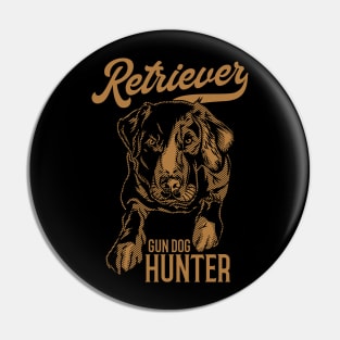 RETRIVER GUN DOG Pin