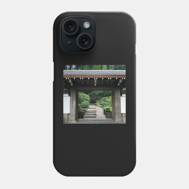 Enter The Gate of Peace and Gratitude Phone Case by Photomersion