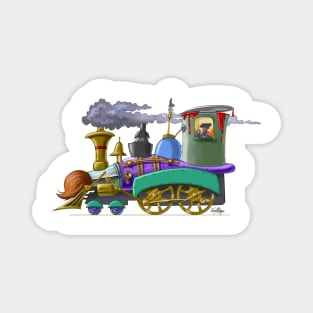 creative train Magnet