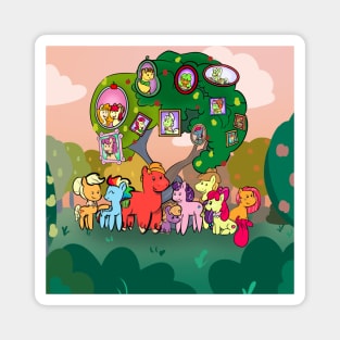 The Apple Family Magnet