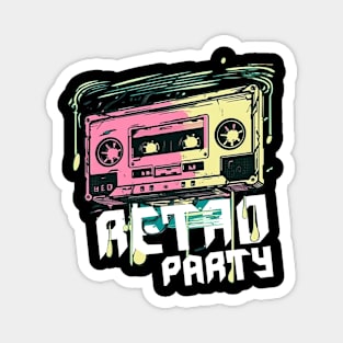 RETRO PARTY Magnet