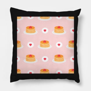 Tasty pancakes with berries Pillow