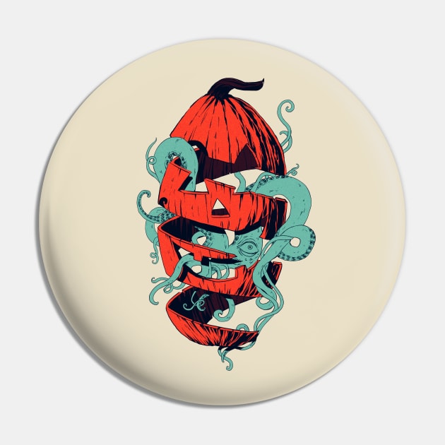 Halloween Pumpkin Pin by Kotolevskiy