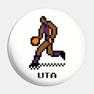 8-Bit Basketball - Utah Pin