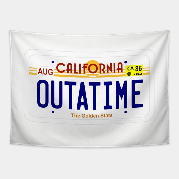 OUTATIME - Back to the Future Tapestry by mikepod