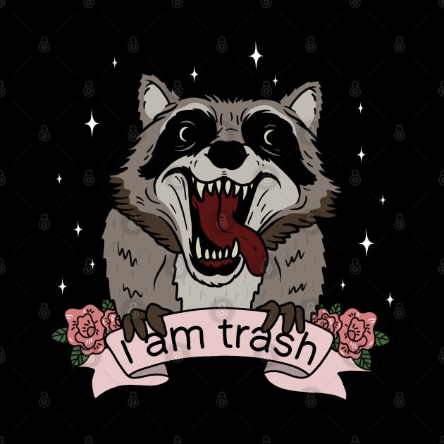 Raccoon - I am trash by valentinahramov