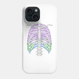 Colourful Ribcage Phone Case