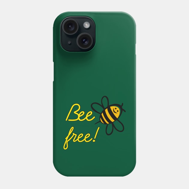 Be free like a Bee Phone Case by Senthilkumar Velusamy