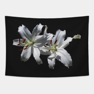 White Lilies Tapestry