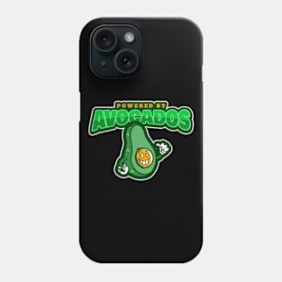 Powered By Avocados Phone Case