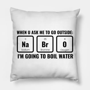 Na Br O chemistry funny Pillow