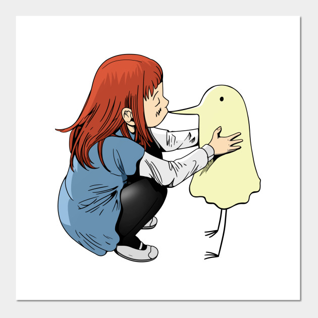 Oyasumi Punpun Aiko S Kiss Colored 045 Oyasumi Punpun Posters And Art Prints Teepublic Punpun onodera is a boy who is represented with the caricature of a cartoon bird. oyasumi punpun aiko s kiss colored 045