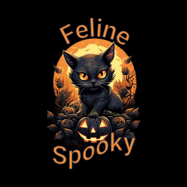 Feline Spooky by New Day Prints