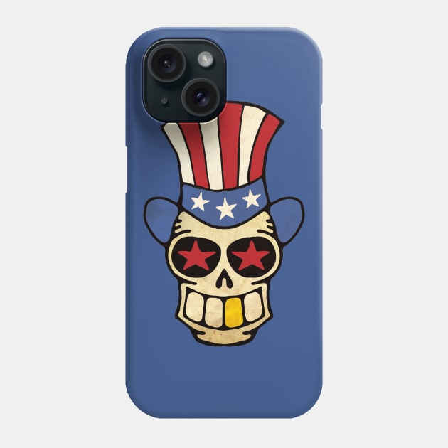 Uncle Sam Skull Phone Case by SmayBoy