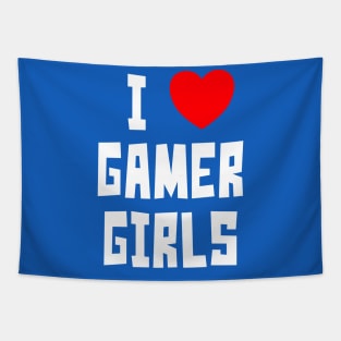 I Love Gamer Girls (WT) Tapestry