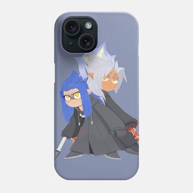 Xemnas and Saix Phone Case by VenaCoeurva