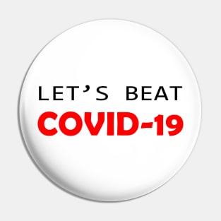 Beat the Covid-19 Pin