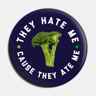 Funny Broccoli Shirt Pin