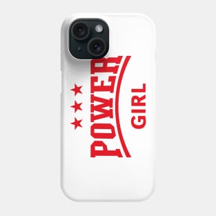 Power Girl (Youngster / Gal / Daughter / Sister / Red) Phone Case