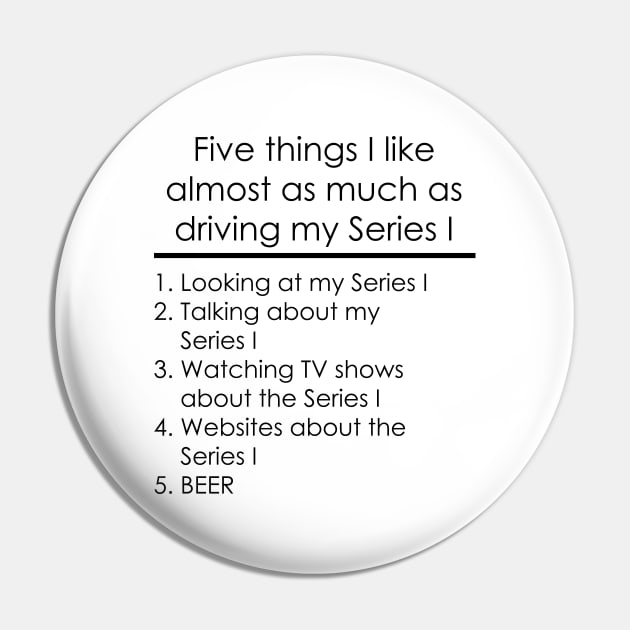 Five Things - Series I - BEER Pin by FourByFourForLife