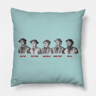 The Gilbert-Hall Gang Pillow