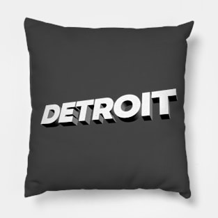 Detroit 3D Pillow