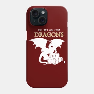 Barn Hunt Dragon - white Phone Case