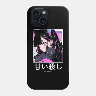 Stylish Anime Neko Girl Manga Aesthetic Streetwear Phone Case