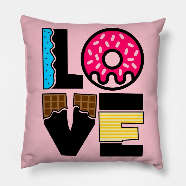 Donut Love Donut Day Gifts Pillow by trendybestgift