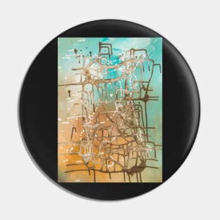 Abstract painting "caribbean feeling" Pin