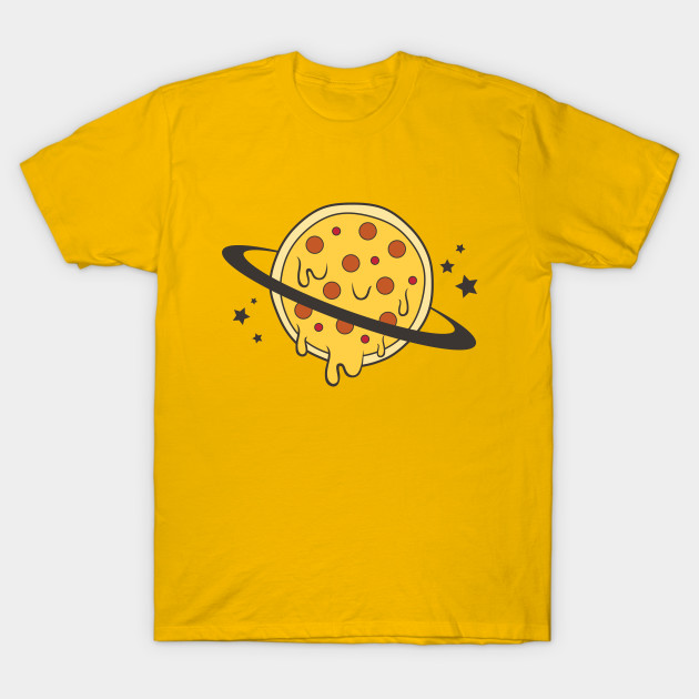 Planet PIZZA - Pizza Slice - T-Shirt | TeePublic