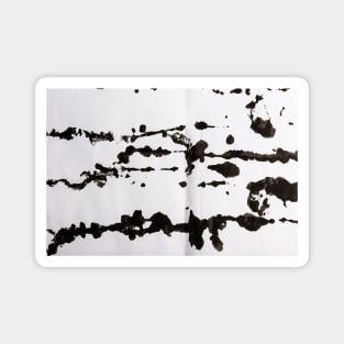 Black Ink Splatter - Alternative III Magnet