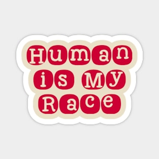 One Race Magnet