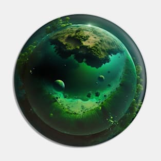 Galaxy, Space, With pattern, Sphere, Si-Fi Pin