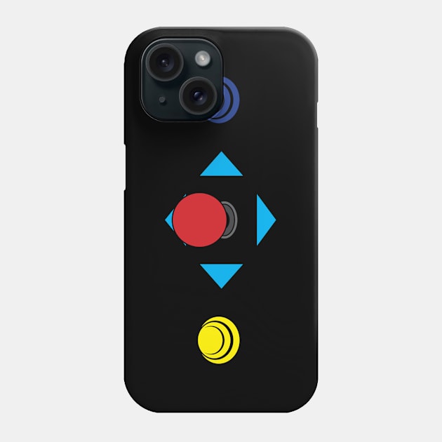 Retro Joystick Phone Case by json designs