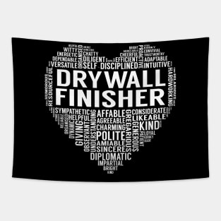 Drywall Finisher Heart Tapestry