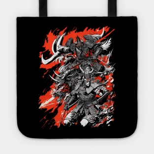 Samurai warriors art Tote