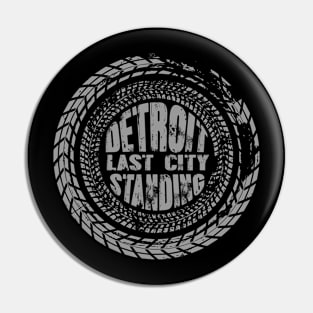 Detroit Last City Standing Wheel Design Pin