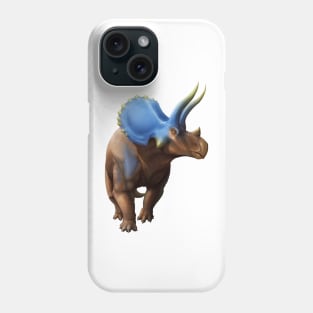 Triceratops Horridus Paleoart Phone Case