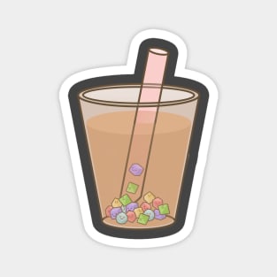 Dice Boba Tea Magnet