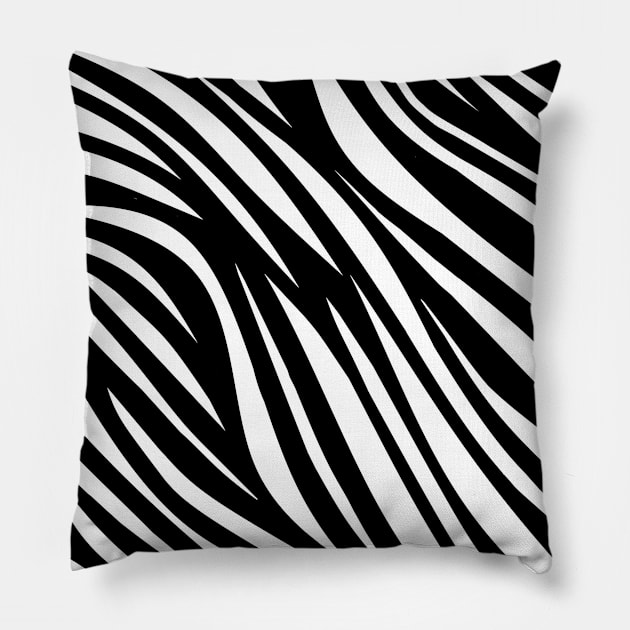 SAFARI Print Zebra Stripes Pillow by SartorisArt1